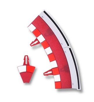 Borde interior para curva (4 + 4)