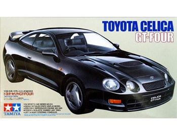 Toyota Celica GT-Four, kit de plástico escala 1/24.