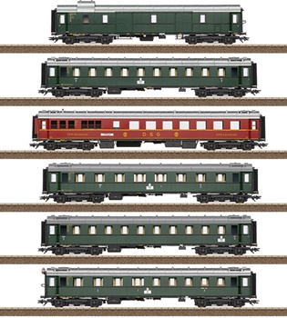 Set de coches de pasajeros DB, época III.