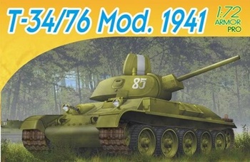 T-34/76 Mod. 1941. kit de plástico 1/72.
