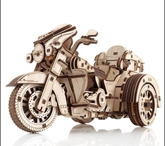 Trike moto de 3 ruedas, 281 piezas.