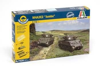 M4A3E2 Jumbo, escala 1/72.