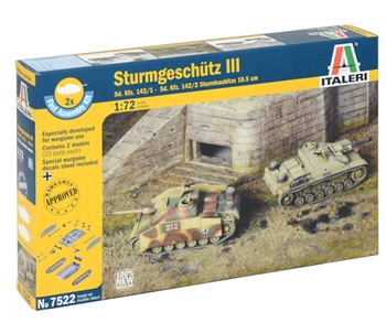 Sturmgeschutz III Sd. Kfz. 142/1 - 142/2, escala 1/72.