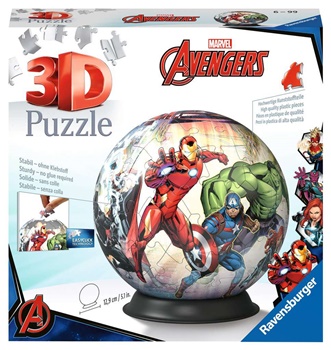 MARVEL Vengadores puzzle 3D.