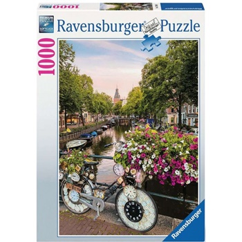 Bicicletas y Flores en Amsterdam, 1008 piezas.
