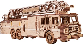 Camión de bomberos, kit de madera.