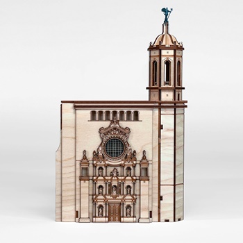 Catedral de Girona, kit de madera.