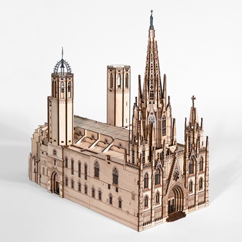 Catedral de Barcelona, kit de madera.