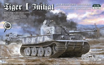 Tiger I Initial Sd. Ffz. 181, escala 1/72.
