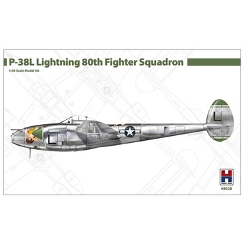 P-38L Lightning 80th Fighter Squadron, escala 1/48.