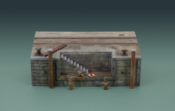 Dock with stairs. Escala 1/35.