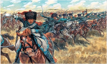 French Lightr Cavalry, escala 1/72.