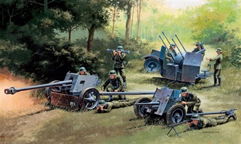 German Guns set, escala 1/72.