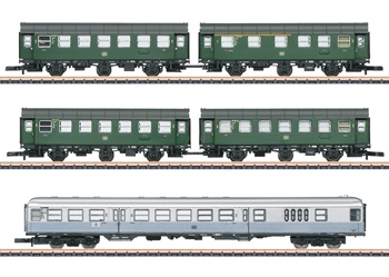 Set de 2 pares de coches de pasajeros de los Ferrocarriles Federales A