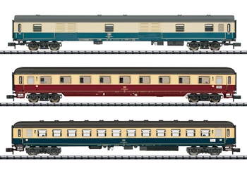 Set de 3 coches de pasajeros del tren expreso del Ferrocarril Federal