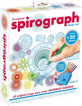 Spirograph. Incluye 30 piezas.