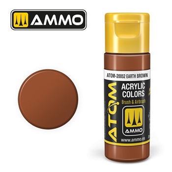 ATOM COLOR Earth Brown, 20ml.