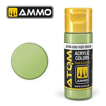 ATOM COLOR Faded green, 20ml.