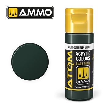 ATOM COLOR Deep green, 20ml.