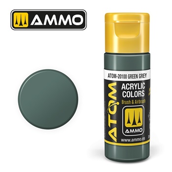 ATOM COLOR Green grey, 20ml.