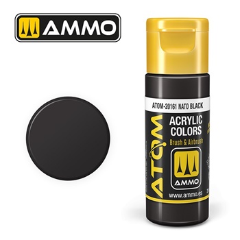 ATOM COLOR NATO Black, 20ml.