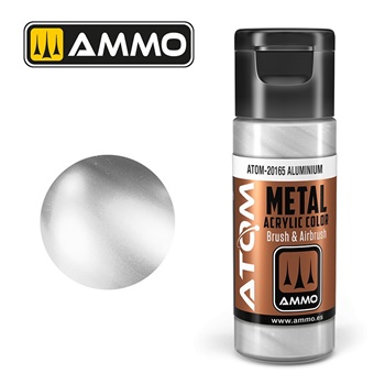 ATOM METALLIC Aluminio, 20ml.