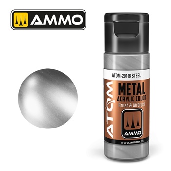 ATOM METALLIC Acero, 20ml.