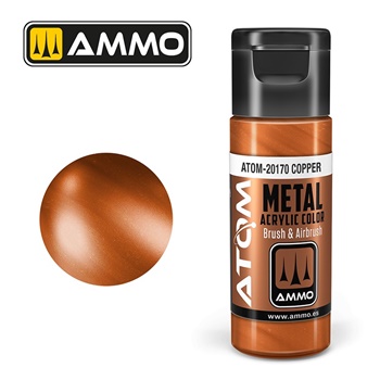 ATOM METALLIC Cobre, 20ml.