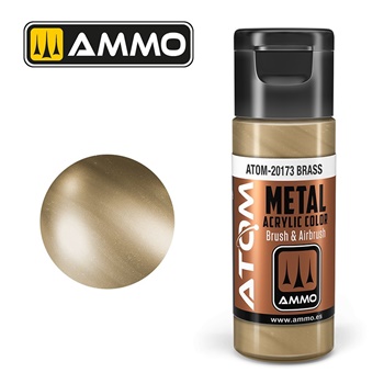 ATOM METALLIC Latón, 20ml.