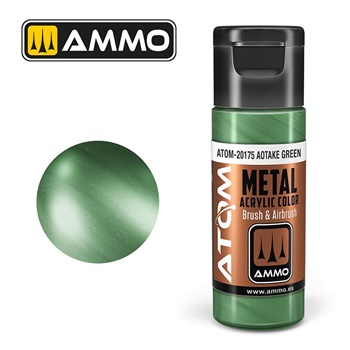 ATOM METALLIC Verde Aotake, 20ml.