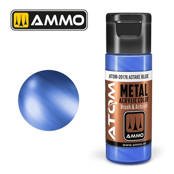 ATOM METALLIC Azul Aotake, 20ml.