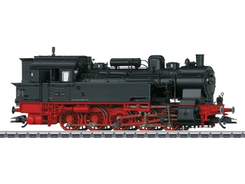Locomotora de vapor DB clase 94, época III.