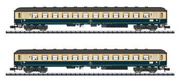 Set de 2 vagones de pasajeros del tren expreso del Ferrocarril Federal