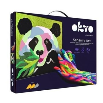 OKTO Set arte sensorial Panda.