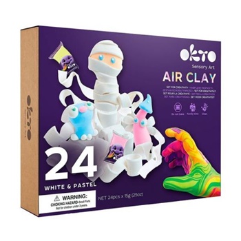 OKTO AIR CLAY Set con 24 colores.