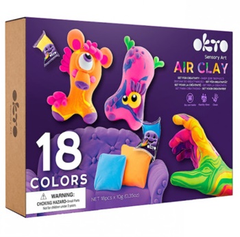 OKTO AIR CLAY Set de 18 colores