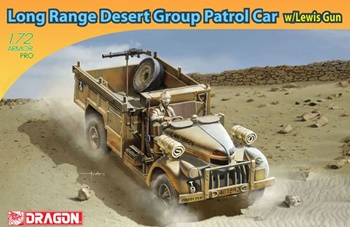 Long Range Desert Group Patrol Car, escala 1/72.