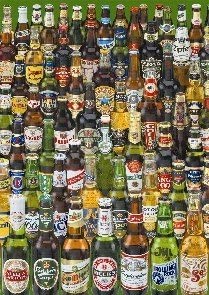 Cervezas 1000 piezas. Medida: 48x68cm.