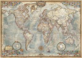 El Mundo Mapa Político, 1500 piezas.