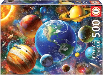 Sistema solar, puzzle de 500 piezas. Medida: 48x34cm.