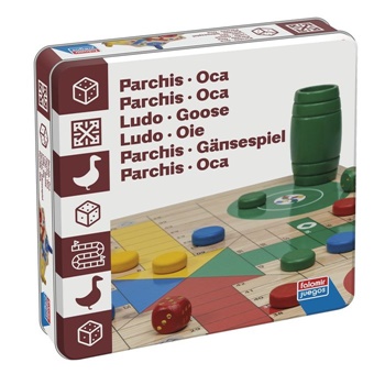 Parchis-Oca de madera.