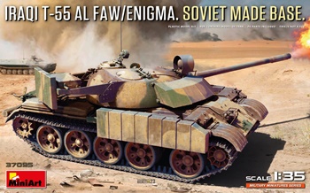 Iraqi T-55 Al faw/enigma Soviet made base, escala 1/35.