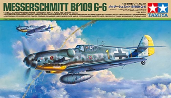 Messerschmitt Bf109 G-6. Kit de plástico escala 1/48.