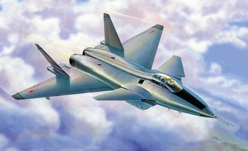 Russian multirole fighter of the new generation MIG 1.44, escala 1/72.