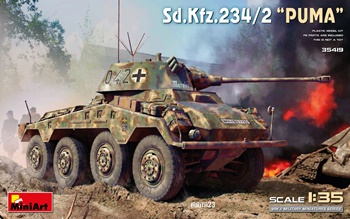 Sd. Kfz. 234/2 PUMA, escala 1/35.