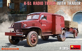 K-51 RADIO TRUCK with trailer, escala 1/35.