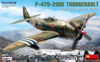 P-47D-28RE Thunderbolt free French Air Force.