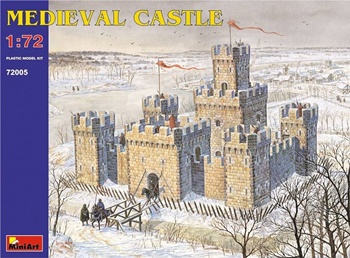 Castillo medieval, escala 1/72.