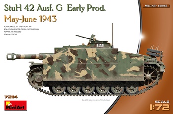 StuH 42 Ausf. G. Early prod. May-June 1943, escala 1/72.