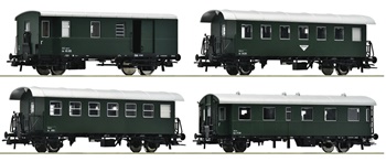 Set de cuatro coches de los Ferrocarriles Federales Austríacos, época